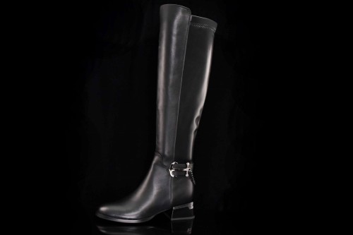 Damskie-Kozaki-Za-Kolano-Skora-Licowa-Z-Ozdobna-Kotwica-LORETTA-VITALE-C2439624-Czarny-