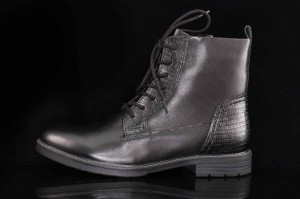 Damskie Botki Trzewiki Za Kostkę MARCO TOZZI 2-25102-41 09I  Czarny