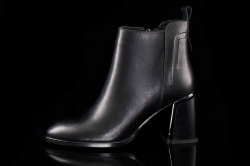 Damskie-Botki-Eleganckie-Skora-Na-Ozdobnym-Obcasie-FILIPPO-DBT6327/24-Czarny-