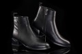 Damskie-Botki-Eleganckie-Skora-Licowa-Na-Niskim-Obcasie-FILIPPO-DBT6412/24-Czarny-6