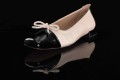 Eleganckie-Baleriny-A'LA-Chanel-Skora-Naturalna-CAPRICE-9-22104-42-450-Kremowy/Czarny-1