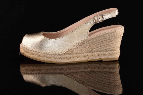 Damskie-Skorzane-Recznie-Szyte-Hiszpanskie-Espadryle-Na-Koturnie-MACARENA-Zloty-