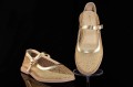 Eleganckie-Siateczkowe-Baleriny-Zapinane-Na-Pasek-BOMBONELLA-P273-2210-Zloty-Brokat-5