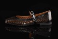 Przewiewne-Eleganckie-Azurowe-Baleriny-Skora-Naturalna-Lakierowana-BOMBONELLA-G064/24-02855-Czarny-Lakier-