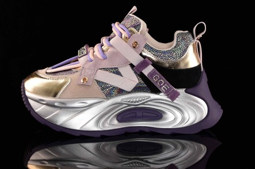 Sneakersy-Futurystyczny-Design-i-Maksymalny-Komfort-GOE-RR2N4027-Lila/Zloty-