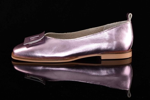 Eleganckie-Baleriny-Naturalna-Skora-Licowa-Metaliczna-BOMBONELLA-8T-G103-1392-430-Lila-