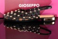 Damskie-Eleganckie-Skorzane-Azurowe-Sandalki-Niski-Obcas-GIOSEPPO-75135-Calamus/-Czarny-