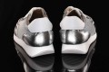 Damskie Sneakersy  Półbuty Sportowa Elegancja S.BARSKI LR51-847 Srebrny-4