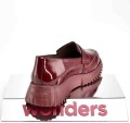 Wsuwane-Polbuty,-Mokasyny-Damskie-Burgundowa-Elegancja-I-Lekkosc-WONDERS-A-4402-LACK-i-VINO/Bordo/Burgund-3