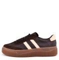 Damskie-Sneakersy-Gruba-Podeszwa-Skora-Licowa-i-Naturalny-Zamsz-Obledny-Kolor-Ciemna-Czekolada-KARO-W-20673-1977-Braz-