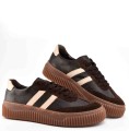 Damskie-Sneakersy-Gruba-Podeszwa-Skora-Licowa-i-Naturalny-Zamsz-Obledny-Kolor-Ciemna-Czekolada-KARO-W-20673-1977-Braz-7